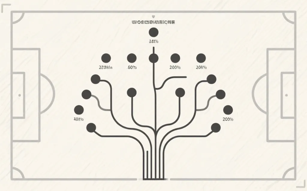 淘汰赛对阵与概率路径的可视化